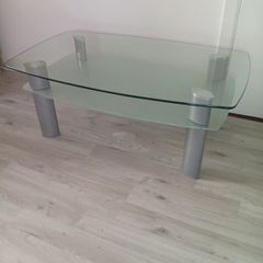 Modern Quality Tempered Glass Coffee Table