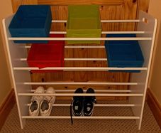 Shoe rack or Toy storage