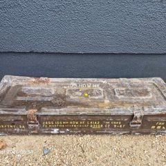 Military Ammunition Chest and Twin Mortar Holders