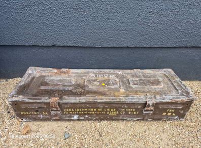 Military Ammunition Chest and Twin Mortar Holders
