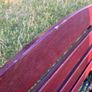 Pair of quality wooden garden chairs Image 7