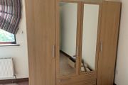 Large wardrobe partially dismantled but otherwise in good condition