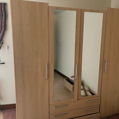 Large wardrobe partially dismantled but otherwise in good condition