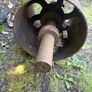 Antique Cast Iron Garden Roller Image 3