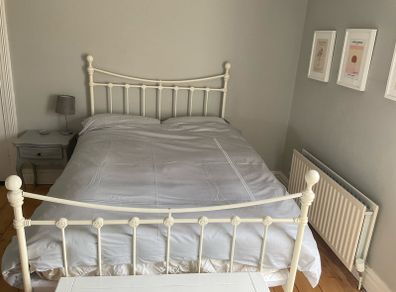 Laura Ashley Double Bed 4ft 6 Cream Ivory Design