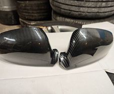 Vw Golf mk5 black carbon fiber mirror covers