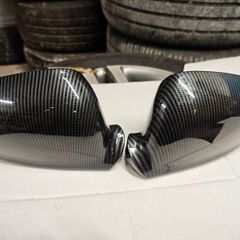 Vw Golf mk5 black carbon fiber mirror covers