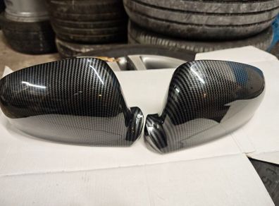 Vw Golf mk5 black carbon fiber mirror covers