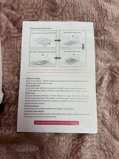 Screen Magnification Stand