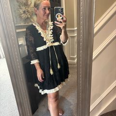boutique lace mini dress