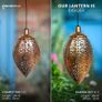 Solar Lantern Outdoor with Shepherds Hook, Metal Hanging Garden Lantern, Garden Ornaments Outdoor, Perfect Solar Garden Ornaments, Outdoor Lanterns and Garden Decorations Image 2