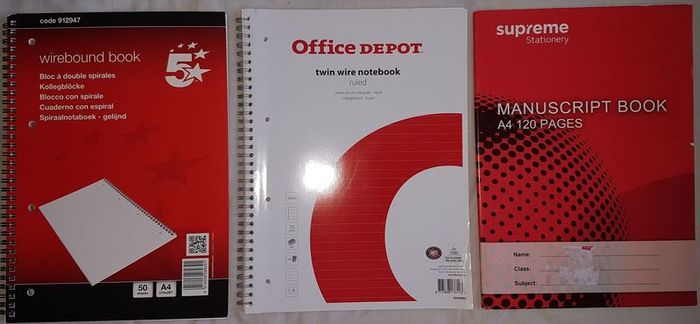 Reduced price brand new notebooks to clear!! Only 6 Euros!!