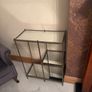 Elegant Glass & Metal Display / Console Unit for Sale Image 3