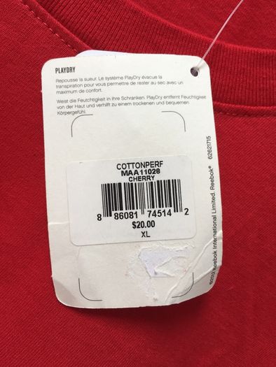 Reebok tshirt