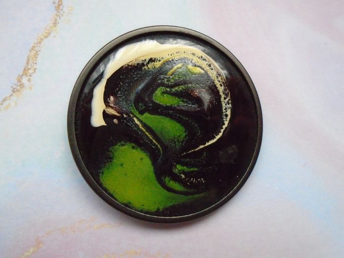 Brooch, Jewellery Enamel brooch,