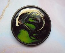Brooch, Jewellery Enamel brooch,