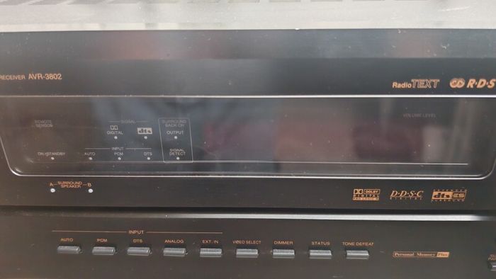 Denon Avr 3802 Receiver 110Wx7 high-quality amplification with original Remote