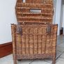 Vintage Wicker Storage Basket/Box Image 9