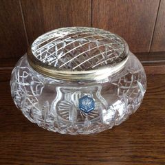 Large Stuart Crystal Rose / Posy Bowl