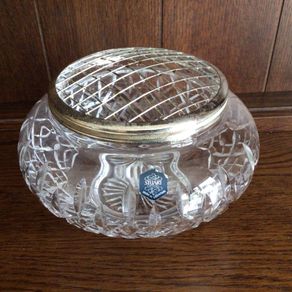 Large Stuart Crystal Rose / Posy Bowl