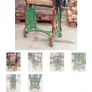 Antique 1800s heavy duty clothes mangle Image 7