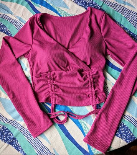 Crop long sleeve Top