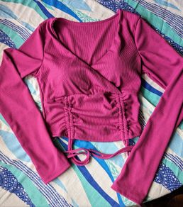 Crop long sleeve Top