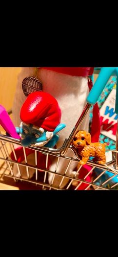 Dog in Basket Brand New Bundle