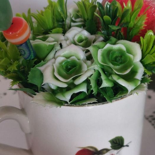 Arklow pottery novelty filled tea cup