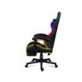 Huzaro Force 47 RGB Mesh Gaming Chair with Footrest - Black Image 3