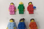 6 brick costume figures