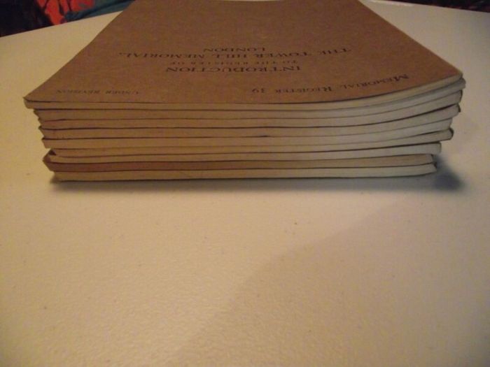 Memorial Register of The Mercantile Marine Memorial Tower Hill, London 1928 - Complete