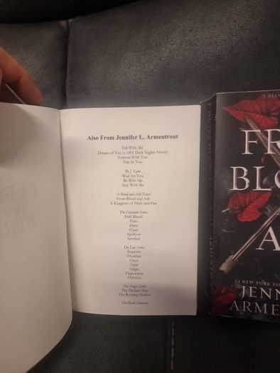 Three Jennifer L Armentrout novels job lot.