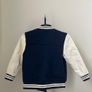 Lindex Kids College Jacket - Navy and Cream - Age 8-9 Years Image 3