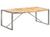 Dining Table 200x100x75 cm Solid Rough Mango Wood