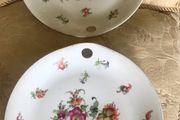 Antique Meissen Hand Painted Plate Set
