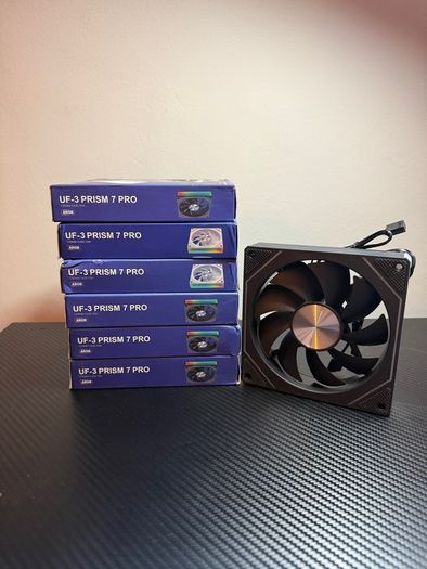 Brand New UF-3 Prism 7 Pro 120mm ARGB PC Fan.  Silent RGB Cooling Fan High Airflow Gaming Cooler