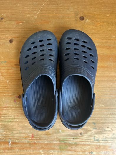 Navy Crocs