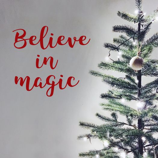 Believe in Magic Decal, Believe in Magic Sticker, Window Decal, Letter Decal, Quotes Wall Decal, Seasons Greetings, Christmas Removable