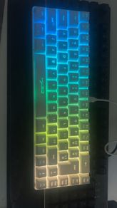 keyboard and mouse for gaming. 2m long wired tecknet mouse with dpi button up to 3600dpi
