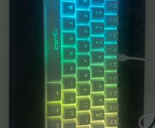 keyboard and mouse for gaming. 2m long wired tecknet mouse with dpi button up to 3600dpi