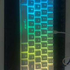 keyboard and mouse for gaming. 2m long wired tecknet mouse with dpi button up to 3600dpi