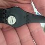 1990 Vintage Ladies swatch watch Black Night Image 2