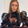 2 X Black lace blouse size 10 Image 3