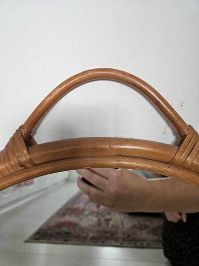 Wicker Wall Mirror