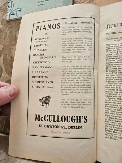 Dublin Historical Records X 4. By The Old Dublin Society. First Edition Paperback In Good Condition.  See Photos For Same.