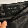New Look black faux leather skirt, size 10 Image 4