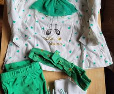 Baby Girl St Patricks day outfit 6-9 months