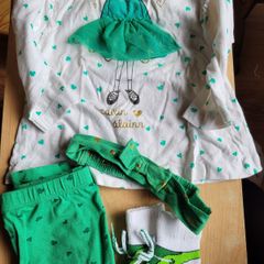 Baby Girl St Patricks day outfit 6-9 months