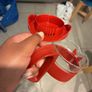 1 Litre glass jug with plastic handle and lid Image 4